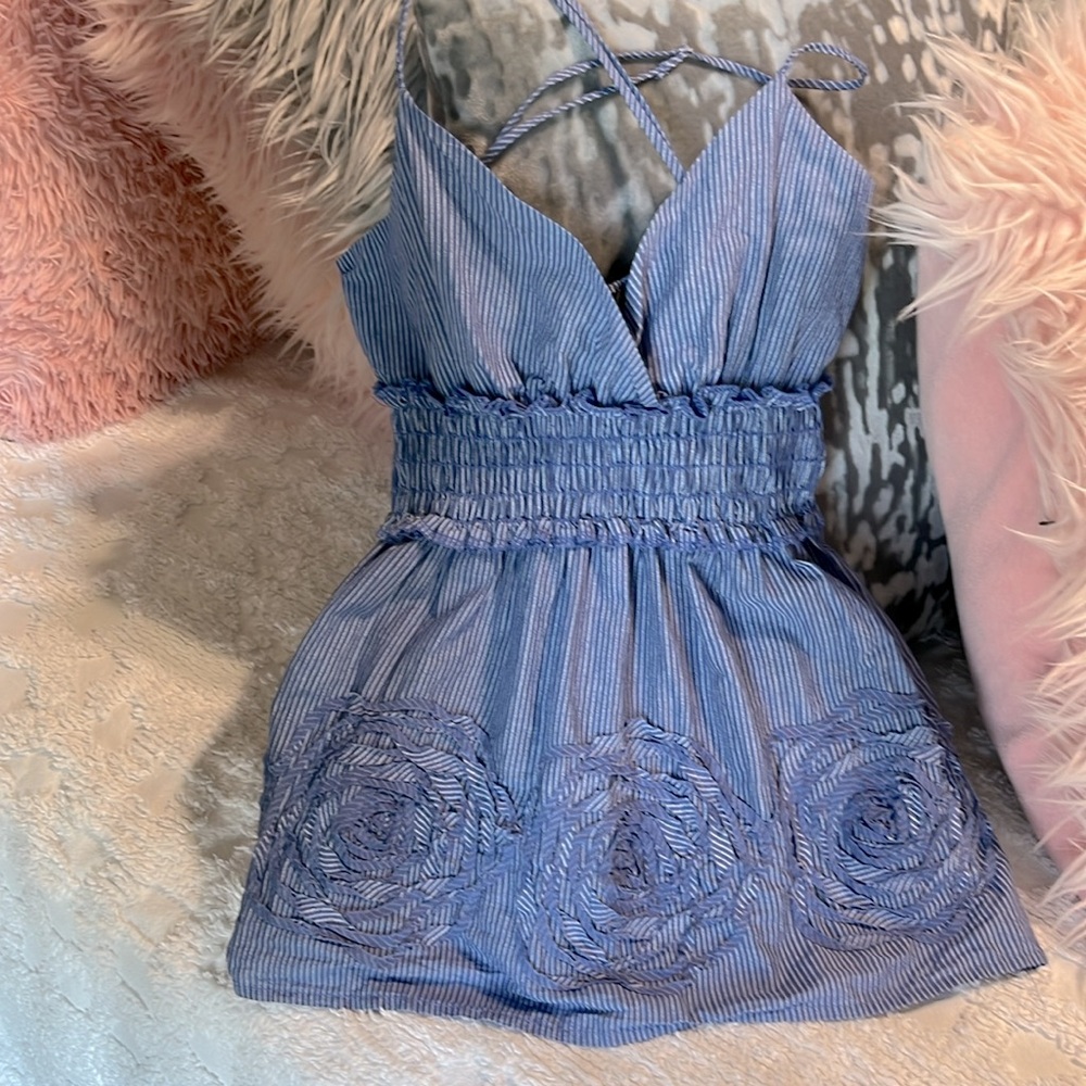 Spaghetti Strap Wrap Cutesy Top
